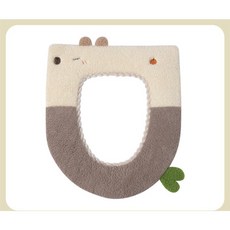 노씨네 큐티티 변기매트/커버, 1개, 연그레이