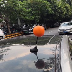 diy 차량용 안테나볼 선물 새차 실외 채소 모형 튜닝 소품 호환 장식, 오렌지 빅 [안테나 없음]