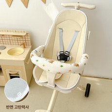 위크앤픽 유모차어깨패드 핸들 유모차소품, 1개, 손잡이 16x70cm 오렌지베어