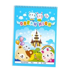 초등종합장 TBZ 어린이 캐릭터 종합장-랜덤발송 무선노트 무지종합장, 본상품