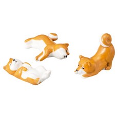 sun art 柴犬筷架組, 1個, 黃色