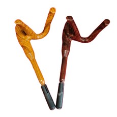 문화낚시 받침대 주걱 만능 구경 조절용 중층 내림 바닥, 나비형, 브라운