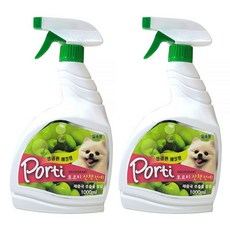 포르티 강아지탈취제 애플향, 1L, 2개