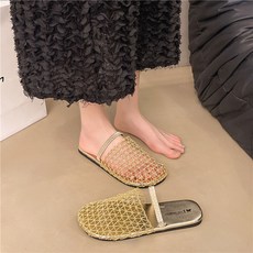 HAM 여성 여름 가볍고 편한 슬리퍼형 샌들