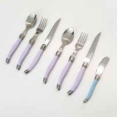 리옹 라귀올 커트러리 2인 세트 총 7P I IVORY 재입고 완료, 연보라, 1세트, 7pcs