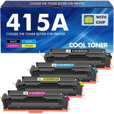 Cool Toner TN248 MFC-L3760CDW TN248XL TN-248XL 硒鼓：兼容 MFC-L3740CDW MFC-L3740CDWE TN-248 Brother DCP, 4PK 415A Black/Cyan/Yellow/Mag