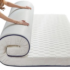 라텍스 매트리스 토퍼 침대 메모리폼 매트, 상세 페이지 참고, 12cm, B 그레이 (10cm두께)