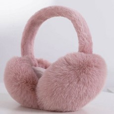 귀도리마개 포근 접이식 빅 귀마개 방한용품 귀도리 겨울코디, 인디핑크_ONE