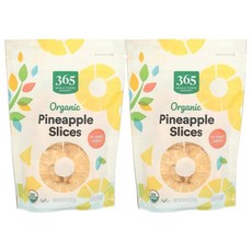 365 Whole Foods Market 365 홀푸드마켓 무가당 건파인애플, 2개, 227g