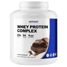 nutricost 乳清蛋白複合物, 牛奶巧克力, 2268克