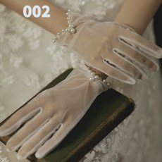 XIHUAN HOME 웨딩 화이트 레이스 혼주 장갑 3종