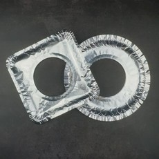 렌지 호일 은박지 가스패드 커버 까스커버 10매 흘림방지, 사각, 1개