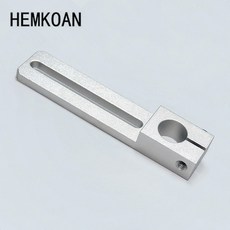 알루미늄 합금 슬라이딩 가이드 샤프트 고정 베어링 시트 포지셔닝 장착 브래킷 포지티브 홀 사이드, [03] 10-40mm, 은, 1개