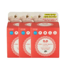 비앤비 유아 구강청결 멸균티슈 30매 유아구강청결티슈, 60g, 3개