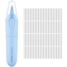 M&G 아티스트를 위한 전기 지우개 충전식 지우개 리필 60개 자동 휴대용 플라스틱 펜 AAA 배터리 2개 필요(포함되지 않음) 제도 스케치 페인팅용 배터리 작동 (, M&G 아티스트를 위한 전기 지우개, 충전식 지우개 리