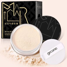 格蒙 散粉定妝粉 持久防水防汗, 1個, 1#象牙色(新舊包裝隨機出貨）