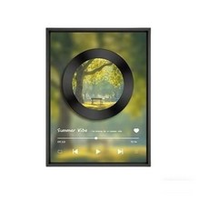 KUKA 壁畫音響燈光畫音箱 生日禮物 實用高級感, 燈光畫音響~曠野人生B款