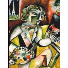 Majosta Notebook – Lined 100 Pages | Cover Art: Marc Chagall \"Self-Portrait with Seven Fingers\":, Majosta Notebook – Lined, 100