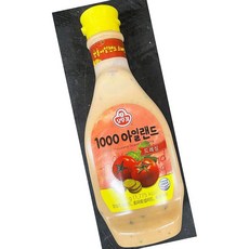 오뚜기 사우전드 아일랜드 드레싱 500g 샐러드소스, 1개