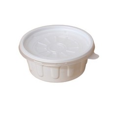 일회용소스용기 JH 105파이 소 화이트 1000세트 일회용 배달 포장 용기