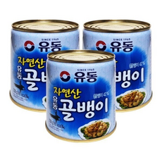 유동 자연산 골뱅이 통조림 230g x 3개