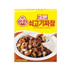 오뚜기 3분 쇠고기 짜장, 200g, 20개