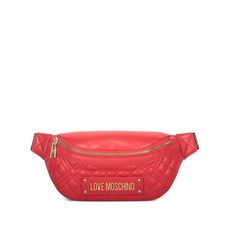 러브모스키노 로고 장식 퀼팅 벨트 백