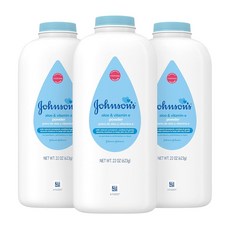 Johnsons Baby 존슨즈 베이비 파우더 623.7g 바디크림 머스크/파우더향, 623g, 3개