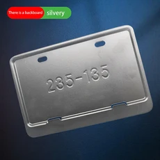 범용 알루미늄 합금 오토바이 번호판 프레임 개조 커버 보호, 02 C1