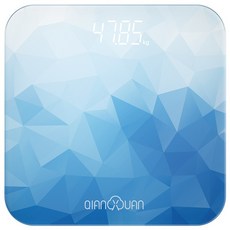 다이아몬드 패턴 정밀 디지털 가정용체중계 대형 LED 디스플레이, 1개, 다이아몬드파란색, 다이아몬드파란색