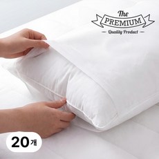 라운드데이 깔끔숙면 여행용 일회용 베개커버 대형 3중직