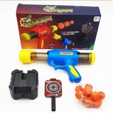 베이직형 스펀지 완구 소프트볼파버 타겟 장난감 총, 소프트볼파버 색상랜덤, 1개