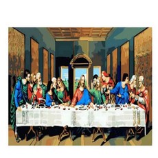 DIY명화액자 색칠도안, 캔버스프레임(나무판넬)완성형