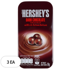 허쉬 다크 초콜릿 틴케이스, 50g, 3개