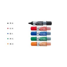 PILOT 百樂 WMBM-18BM 可換卡水白板筆, 1個裝, 粗字白板筆, 黑色