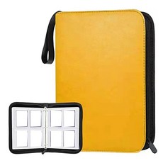 寶可夢遊戲王卡牌活頁收納卡冊, 黃色, 1個