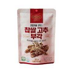 찹쌀 고추 부각, 30g, 2개
