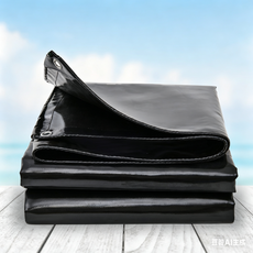 두꺼운 다용도 방수포 천막 그라운드시트 자외선 UV차단 방수천 캠핑용 양면코팅 아웃도어 천막 커버 PE 차일 덮개 방진캔버스, 블랙