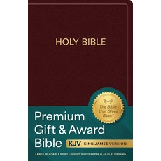 (영문도서) KJV Holy Bible: Premium Gift and Award Bible Burgundy Imitation Leather: King Ja... Leather, Global Publishing, English, 9798893170030