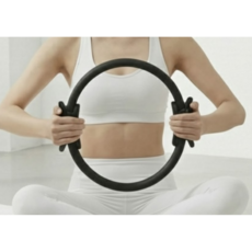 돈던진뮈어캇 고탄력 홈트 요가 필라테스 링, 블랙, 1개