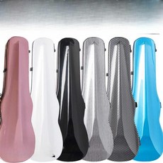 바이올린 하드케이스 4/4 가방 초경량 현악기 배낭 삼각 사각, S. 탄소 섬유 패턴 삼각형 스타일