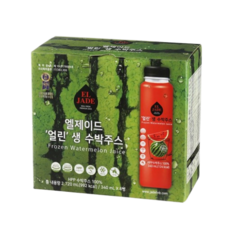 코스트코 엘제이드 얼린 생 수박주스 340ML 8입 아이스박스+아이스팩 /냉동식품, 8개