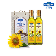 폰타나 해바라기유 프리미엄 오일 명절 선물세트 답례품 기념품, 2개
