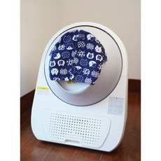 프리미엄 캣링크호환 화장실 냄새 방지 고양이 코튼리넨 블루 표준 자석 없음, 프로 에디션 고탄소 필터 패드 2개