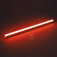 바이글로브 LED T5 천장라인조명 10W 600 레드 매장조명, 1개