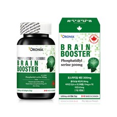 오로니아 포스파티딜세린 브레인 부스터 기억력개선 두뇌 영양제, 60정, 1개