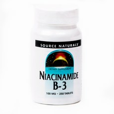 SOURCE NATURALS 菸鹼醯胺 B-3 100毫克錠, 250錠, 1個