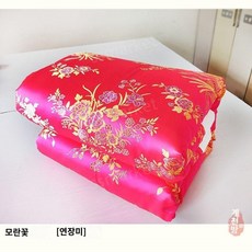 Linding옛날이불 할머니 담요 겨울 옛날 레트로감성 두꺼운 꽃무늬 이불, G(겉면만/솜별도)