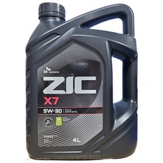 케이루브 ZIC X7 5w30 SP 4리터 가솔린/LPG 겸용, 1개