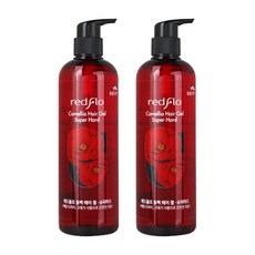 레드플로 꽃을든남자 동백 헤어젤 슈퍼하드, 2개, 500ml